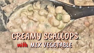 CREAMY SCALLOP RECIPE | PWEDE PALA |  ANG MASARAP