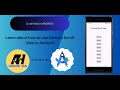 Scroll View in Android Studio | Java | Android Studio | Scroll View @android_hubb