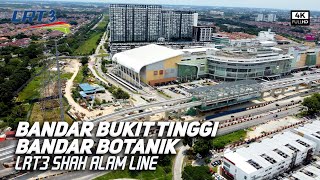 LRT3 Bandar Bukit Tinggi & Bandar Botanik - Shah Alam Line  | LRT3 Shah Alam - Klang (4k Video)