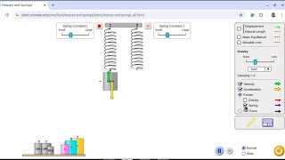Simulations on spring-mass systems (PhET simulations) #thrustofcuriosity @thrustofcuriosity5407