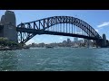 Sydney Ferry from Circular Quay to Darling Harbour, 4k, 60fps