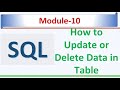 How to Update Data in Table in SQL Server 2022 | Microsoft SQL Server 2022 | SQL Module 10