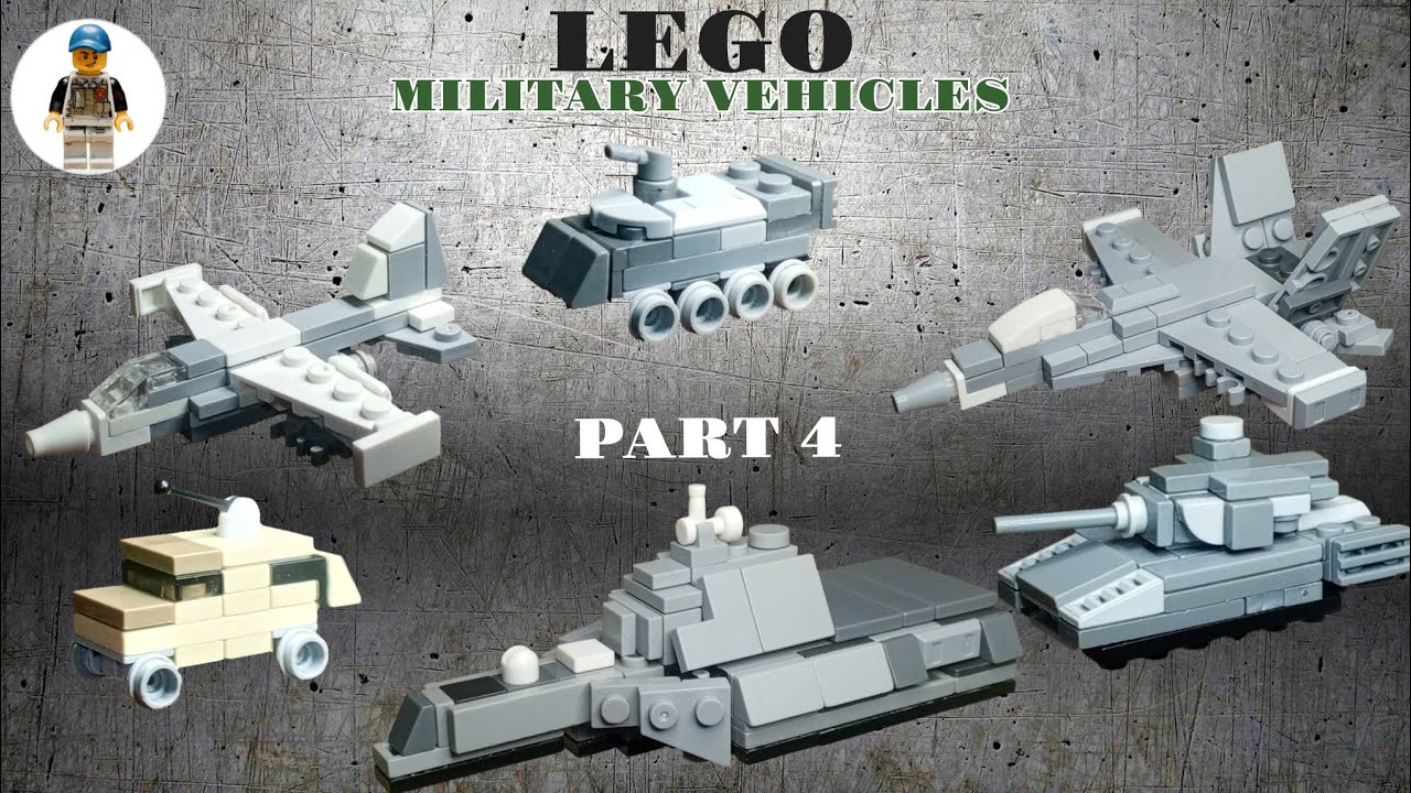 Lego Mini Military Vehicles 4 Youtube