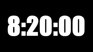 8 HOUR 20 MINUTE TIMER • 500 MINUTE COUNTDOWN TIMER ⏰ LOUD ALARM ⏰