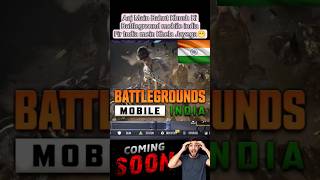 Battleground Mobile India Returns! #shorts #shortvideo #gaming