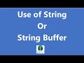 Core Java/J2EE interview questions: - By using String or String Buffer performance increases?
