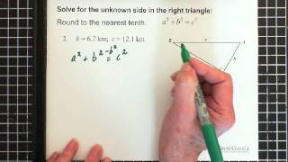 4. Pythagorean Theorem; Practice Questions 1