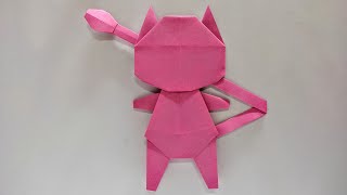 Origami Pokemon Mew Easy | How To Make An Origami Pokemon Mew Easy Step By Step