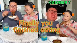 Finally you finished eating