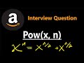Pow(x, n) - X to the power of N - Leetcode 50 - Python