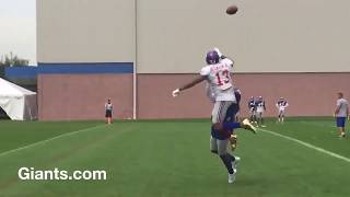 Odell Beckham Jr makes another INSANE one handed catch in practice #Odeezy