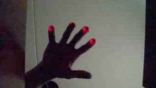 Laser Touch - First test with visible laser