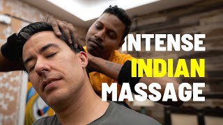 Barber Vikram's FIERCE ASMR Indian Head Massage to SLEEP to 😴  Nagpur!