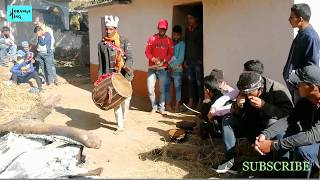 देखते रह जाते हैं लोग|| जब बजता है उत्तराखंड का ढोल🔥🔥|| pahadi dhol|| ढोल के साथ कमाल की कलाबाजी||