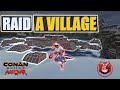 They made a village - raiding a huge base on frozen bridge : Conan exiles raid & pvp chapter 3