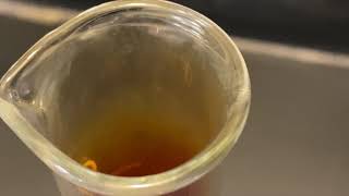 Copper dissolves in nitric acid