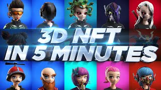 How to make 3D NFTs | How to create 3D NFT art