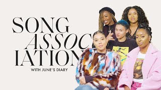 June's Diary Sings Beyoncé, En Vogue and Katy Perry In A Game Of Song Association | ELLE