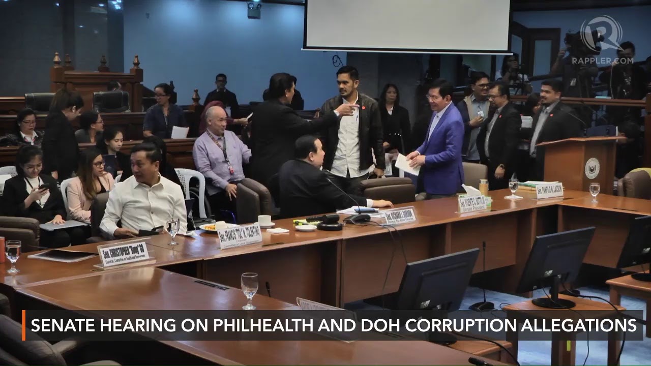 Senate Hearing On Philhealth, DOH Corruption Allegations - YouTube