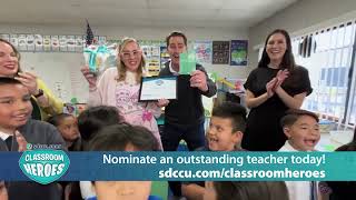 SDCCU Classroom Heroes