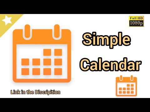 Calendario Sencillo Mejor Mi Opinión Full HD