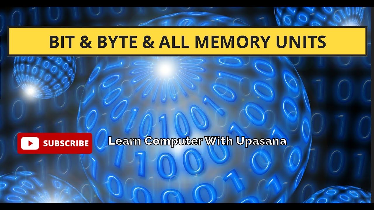 Bit Byte Explain With Example Memory Data Unit Computer Byte
