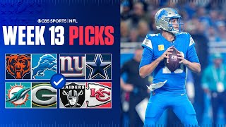 NFL Predictions and Best Bets For EVERY Week 13 Game [Bears at Lions & more]