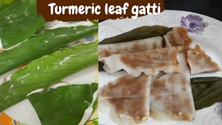 Turmeric Leaf Gatti | Haldi Panna Patoli | Arasina Yele Kadubu | Udupi, Mangalore Traditional Recipe