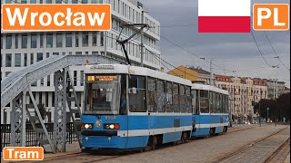 🇵🇱 WROCLAW TRAMS / Tramwaje we Wrocławiu 2020【4K】