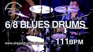 Drums only 111 BPM Slow 12 Bar Blues Base / Backing track