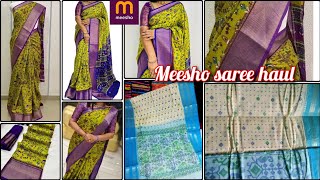 Meesho cotton saree haul in tamil|Meesho latest and trending saree|Meesho daily wear cotton sarees