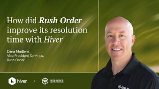 How Rush Order Cut Response Times by 20% with Hiver