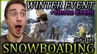 NEW Massive Winter Event with Snowboading \u0026 Horse Event | BDO Events