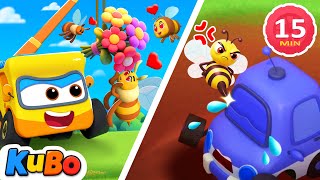 Buzz Buzz! Crane Outsmarts the Bees & More | Kubo | Kids Cartoons | Toddler Education