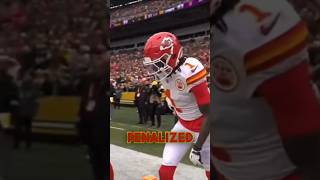 The REAL REASON for Xavier Worthy’s Christmas Day penalty #chiefs #steelers #nfl #shorts