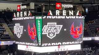 Coachella Valley Firebirds @ Ontario Reign (12/21/24): Intro and Starting Lineup