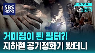 SBS 취재진이 지하철 공기정화시스템을 직접 확인해 봤습니다 / SBS / 이것두 뉴스토리