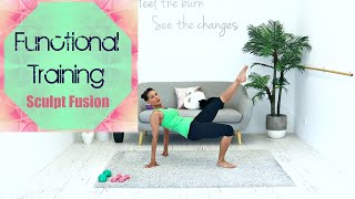 Stretch Sculpting Fusion Workout - BARLATES BODY BLITZ Functional Training Sculpt Fusion