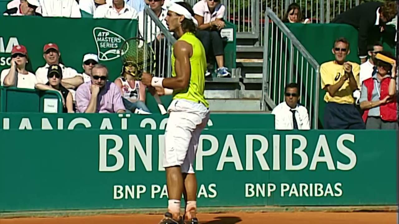 Nadal Beats Federer In 2006 Monte Carlo Classic Moment - YouTube