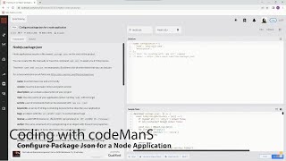 Codewars 8 kyu Regex Configure Package Json for a Node Application Javascript