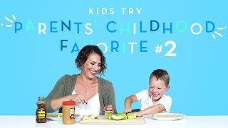 Kids Try Their Parents' Favorite Childhood Foods Part 2 | Kids Try | HiHo Kids