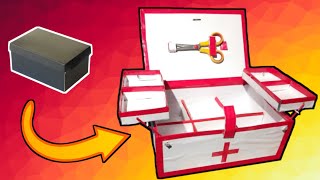 how to make First aid box|first aid box|first aid box making|how to make a first aid box