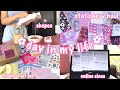 day in my life🌸: online class, cute stationery haul, chitchat with me, shopee🍨 jheanne garrett