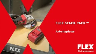 Mobile Werkbank für unterwegs: Die FLEX STACK PACK Arbeitsplatte im Einsatz!