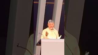 CBN Garu speech about world wide Telugu NRIS #europe #shorts