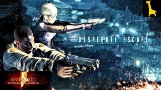 【バイオハザード５AE】字幕実況#28 ジル ジョッシュ DESPERATE ESCAPE 1 PC版 BIOHAZARD5 Alternative Edition