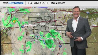Warm temps with wind kicking up on Tuesday