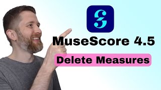 MuseScore Studio 4.5 How to DELETE MEASURES, Remove Measure