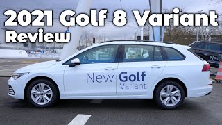 New Volkswagen Golf 8 Variant 2021 Review Interior Exterior