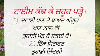 ਟਾਈਮ ਕੱਢ ਕੇ ਜ਼ਰੂਰ ਪੜ੍ਹੋ .punjabi quotes l punjabi moral story l ck Punjabi kahaniyan